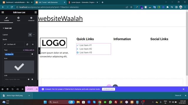 How To Create Footer In Wordpress Website With Elementor 2023 | Elementor Footer Tutorial | смотреть онлайн