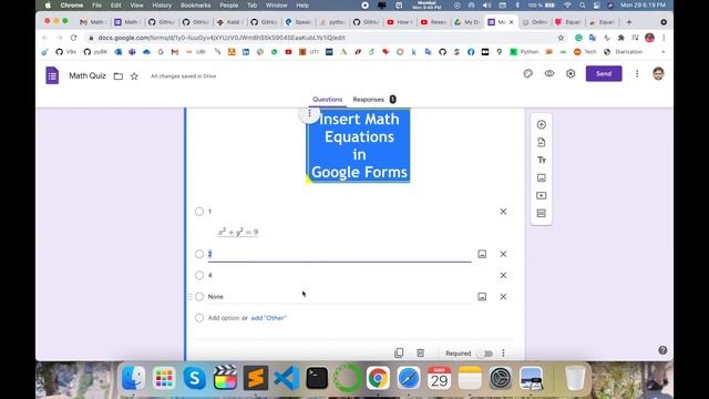 How to Insert Math Equations in Google Forms смотреть онлайн