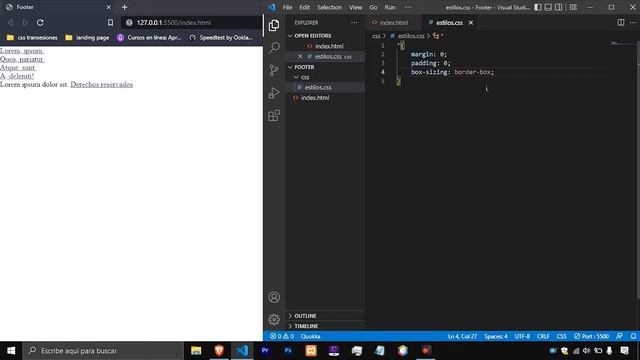 ?Cómo poner el FOOTER siempre ABAJO con CSS? 1 LINEA DE CODIGO | FACIL смотреть онлайн