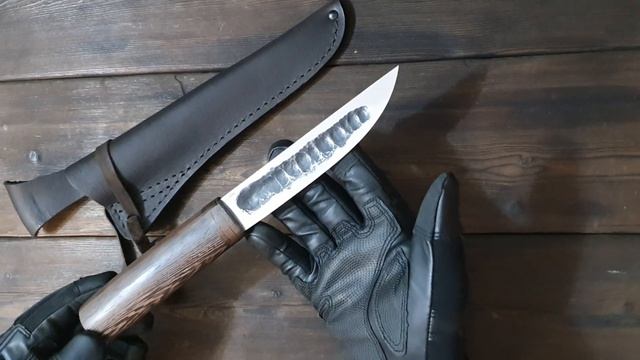ЯКУТСКИЙ НОЖ ИЗ КОВАНОЙ СТАЛИ Х12МФ! смотреть онлайн
