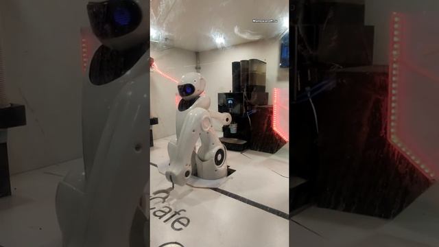 Робот бариста в парке Зарядье г.Москва смотреть онлайн