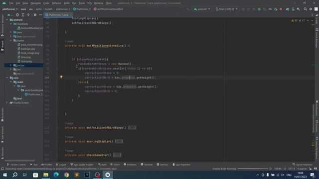 Игра Динозаврик. Движок libGDX, Android Studio, Java. Урок 15. Появление птицы или камня. смотреть онлайн