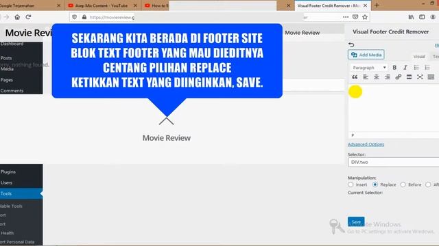 WORDPRESS TUTORIAL - CARA EDIT FOOTER WORDPRESS смотреть онлайн