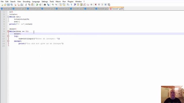 Lesson 7: While and Try/Except - Learn Python 3 at a Snail's Pace смотреть онлайн