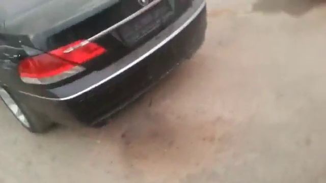 Первый запуск BMW E65 после замены двигателя N62b48