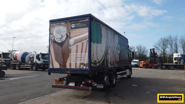 2019 MERCEDES BENZ ACTROS 2535 6X2 DEMOUNT CURTAINSIDE MB146935 смотреть онлайн