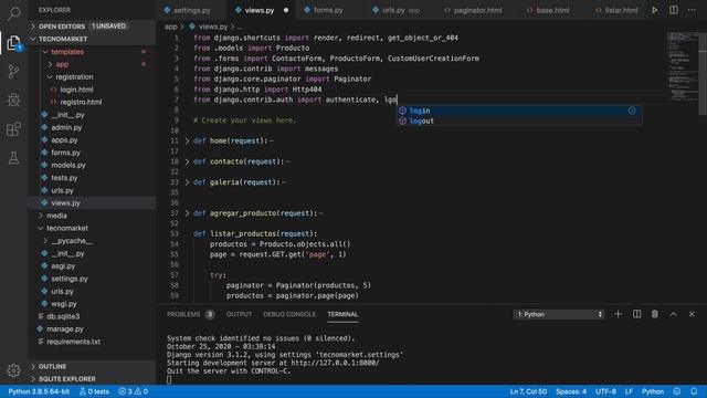 CURSO DJANGO 2020 PARTE 14 - REGISTRO DE USUARIO смотреть онлайн
