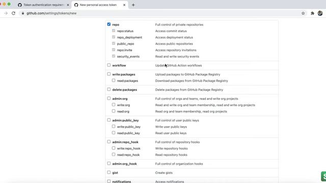 How to create personal token access in GitHub for Developer смотреть онлайн