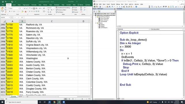 VBA Loops смотреть онлайн