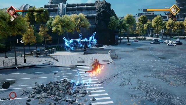 JUMP FORCE - RE2 Leon S. Kennedy Gameplay vs Gogeta, Shaggy & Naruto смотреть онлайн