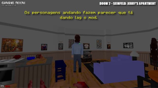 Doom II: Jerry's Apartment [Mod de Seinfeld pra Doom 2] смотреть онлайн
