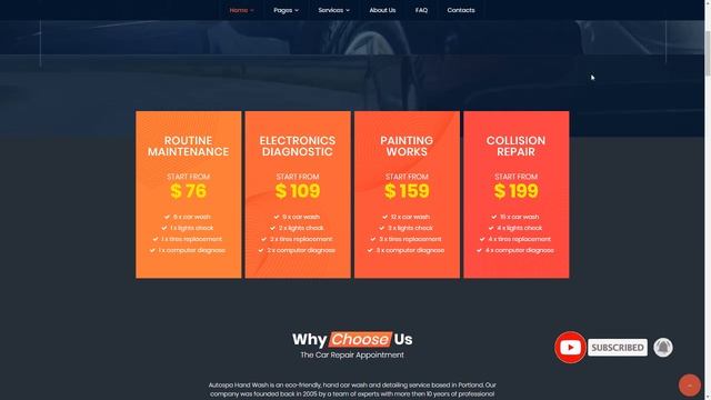 EnginX -“ Auto Repair Service WordPress Theme Sachie Benny смотреть онлайн