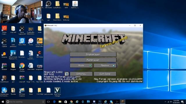 How To Download Optifine HD(1.12,1.11.2,1.10, Etc) And Other Mods In Minecraft!!
