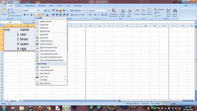 MS Excel WorkSheets Cells Lesson1 смотреть онлайн