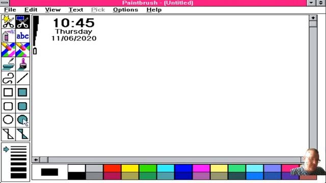 5.141: Windows for Workgroups 3.1 - Paintbrush смотреть онлайн