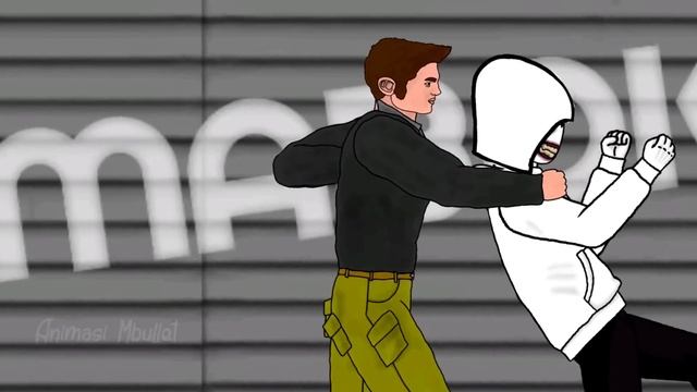 Jeff The Killer Vs CJ, Claude Speed, Tommy Vercetti | Drawing Cartoons 2   - DC 2