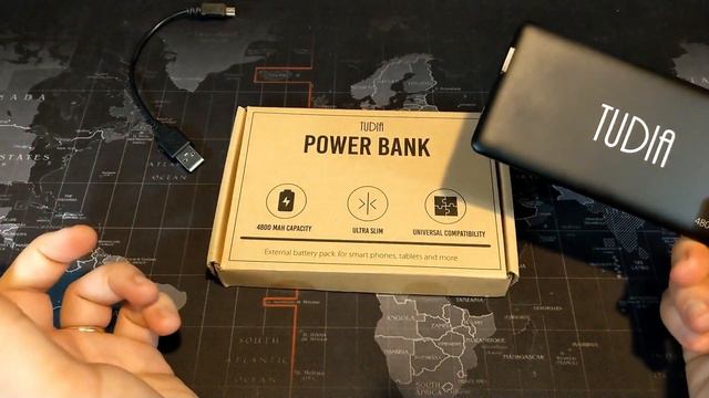 Tudia Slim and Pocketable 4800 mAH Power Bank - Reviewed смотреть онлайн