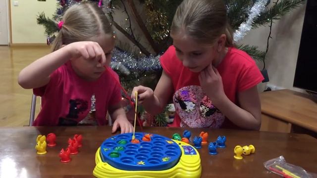 Challenge fish Челлендж фиш Игра Рыбалка от Pressman Let's go fishin' game смотреть онлайн