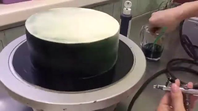 Покраска торта аэрографом смотреть онлайн