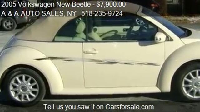 2005 Volkswagen New Beetle GLS 2.0L Convertible for sale in смотреть онлайн