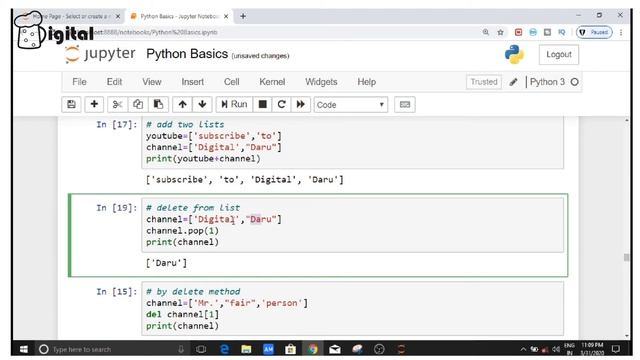 How to Create list in python 3 in Hindi || Machine Learning Tutorial in Hindi || #digitaldaru смотреть онлайн