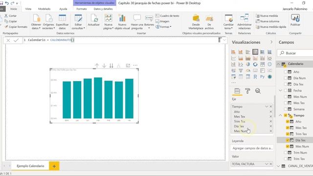 Power Bi Capítulo 30 ✅ JERARQUIA DE FECHAS EN POWER BI смотреть онлайн