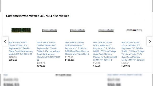 46C7483 IBM 16GB PC3-8500 DDR3-1066MHz ECC Registered CL7 240-Pin DIMM Quad Rank Memory Module смотреть онлайн