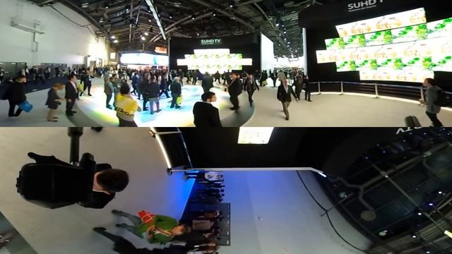 Walking the halls of CES in 360° video смотреть онлайн