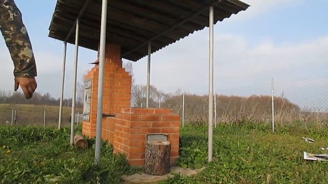 Копчение в кирпичной коптильне (Коптим вместе скумбрию и свинину) смотреть онлайн