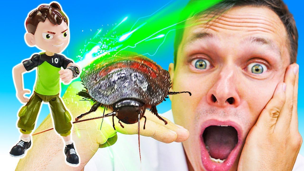 Игрушки супергерои Бен Тен и Кевин в Мегаклинике — Играем в больницу с Доктором Ой смотреть онлайн