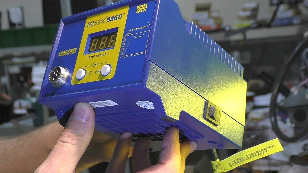 Посылочка из Китая. Паяльная станция BAKON SBK936D+ смотреть онлайн