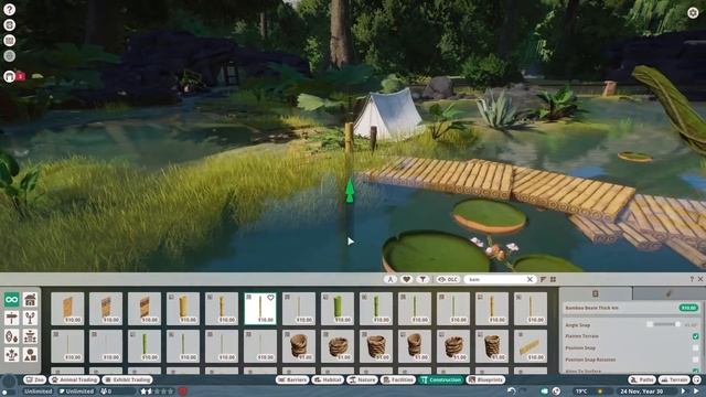 Giant Otter River Habitat ? | Planet Zoo Speed Build - Aquatic Pack смотреть онлайн