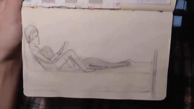 обзор скетчбука 1 часть |великий из бродячих псов, ос, много разных фандомов смотреть онлайн