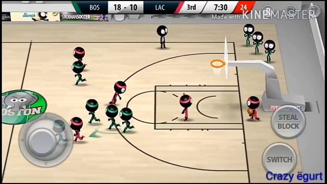 Прохождение Часть 1 | Stickman Basketball смотреть онлайн
