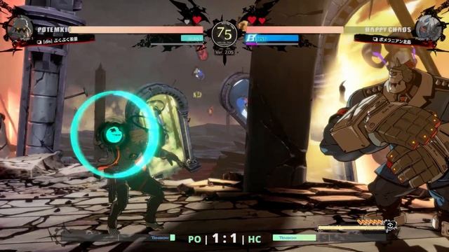 GGST ▰ Consomme (#3 Ranked Potemkin) vs Pomeranian Kitajima (#5 Ranked Chaos). High Level Gameplay смотреть онлайн