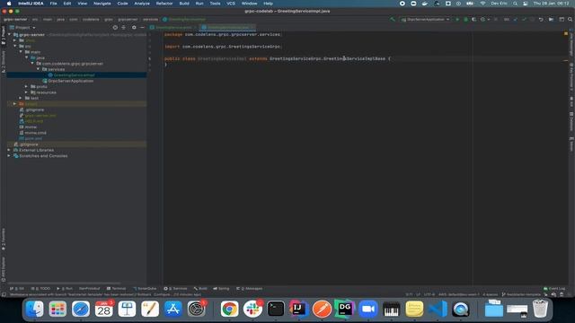 gRPC Tutorial - Creating The gRPC Server смотреть онлайн