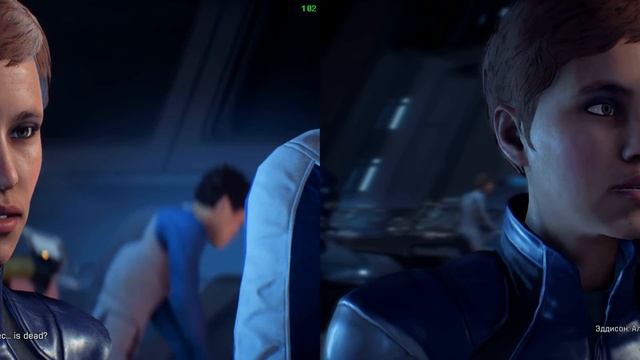 Mass Effect Andromeda - My father is dead - Version 1.10 vs 1.00 Side by side смотреть онлайн