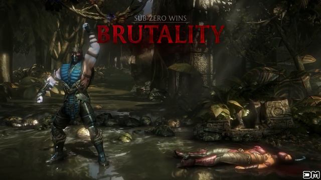 Mortal Kombat X Саб Зиро фаталити, бруталити x ray, и концовка смотреть онлайн