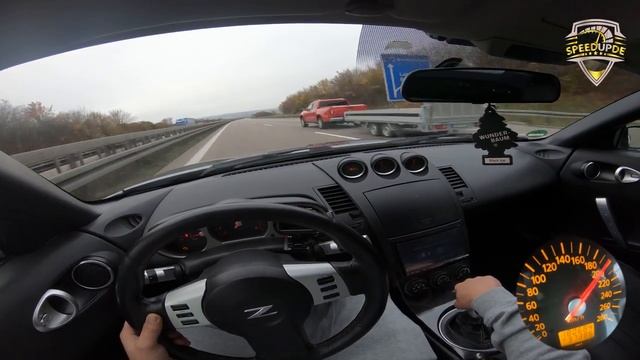 Nissan 350z автобан POV