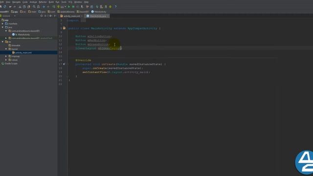 Android Button Click. Практическое применение LinearLayout смотреть онлайн
