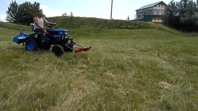 Мини-трактор (мототрактор) из мотоблока смотреть онлайн