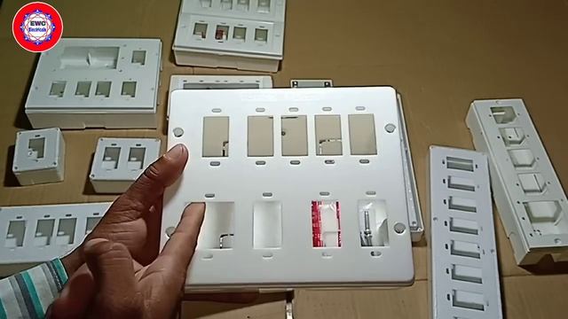 How to gang box electric switch board ।। electric PVC gang box size and price ।। ewc смотреть онлайн