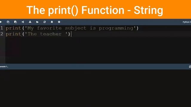 The Print Function смотреть онлайн