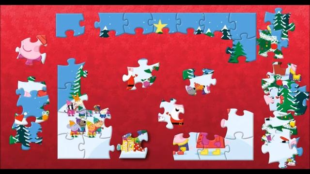 Fun Time Kids Peppa Pig Christmas Puzzle Game смотреть онлайн