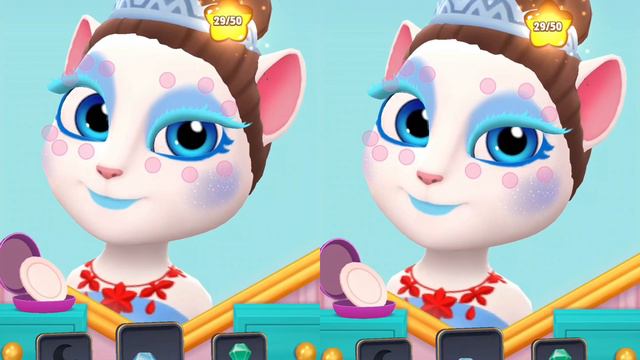 My Talking Angela 2 Frozen Angela in Frozen TOMEYTOM смотреть онлайн