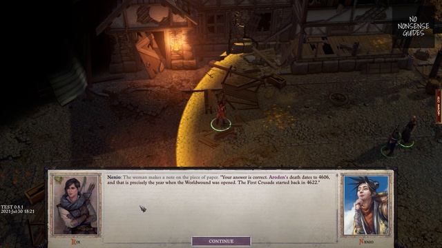 Pathfinder Wrath of The Righteous Nenio Questions - Correct Answers - Iomedae Colors, Areelu Vorles смотреть онлайн