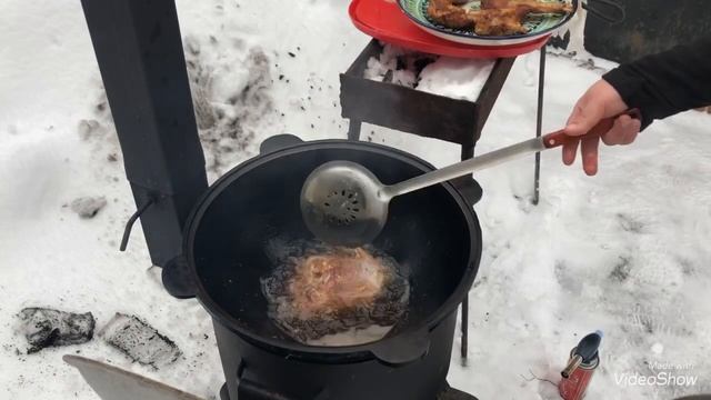 Кролик в сметане, в казане на костре. Рецепты от Рината смотреть онлайн