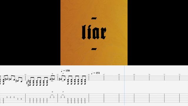 Brutus - Liar (Guitar Playthrough with Tabs) смотреть онлайн