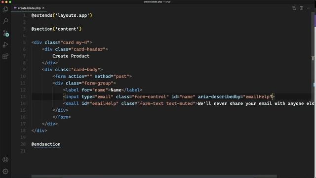 09 Creating Form using Bootstrap | Laravel 8 смотреть онлайн