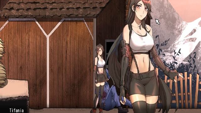 Tifa In RE4 ??? Dark Side Fantasy Tifania Gameplay